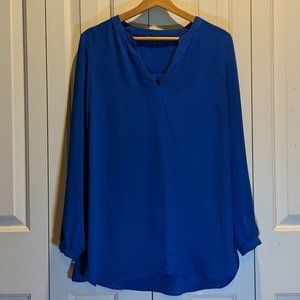 Adrianna Papell V-Neck Blouse